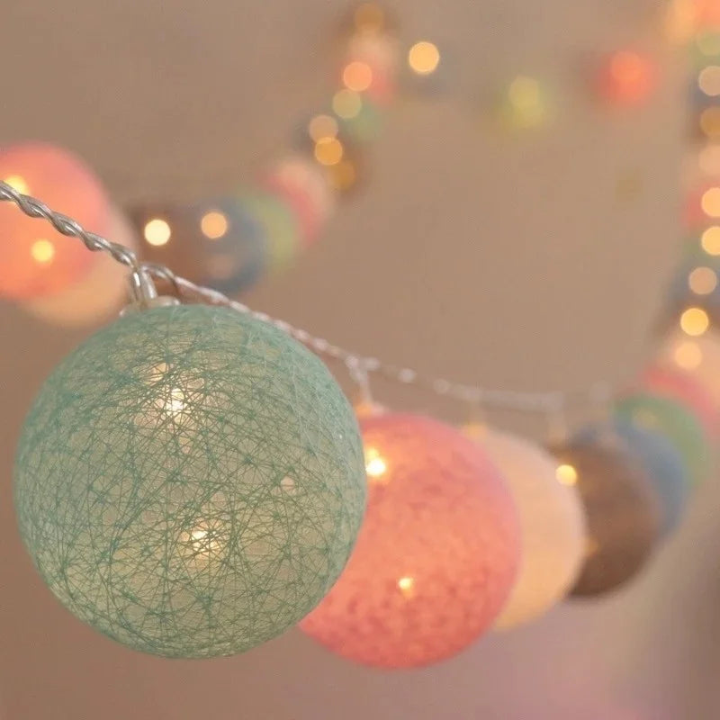 Globo - LED Cotton Wire Lanterns 