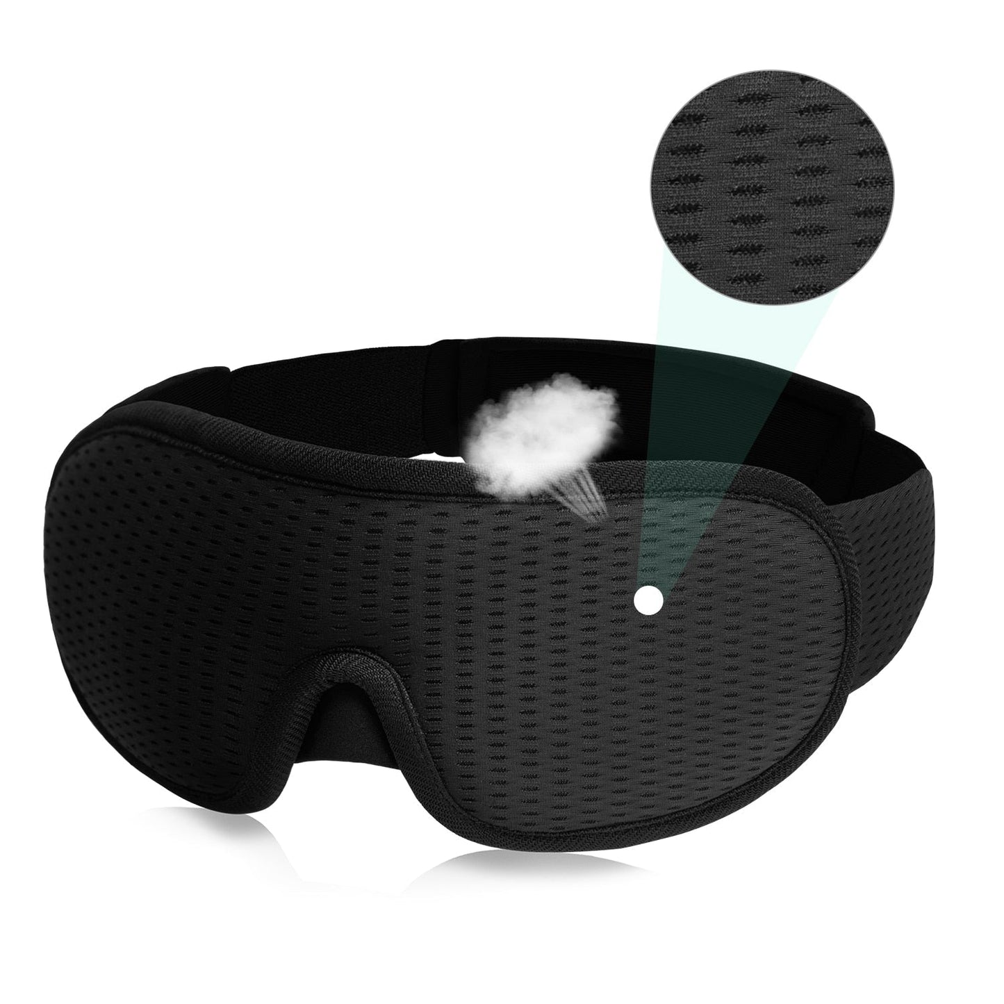 3D Sleep Mask | Light Blocking &amp; Soft Padded