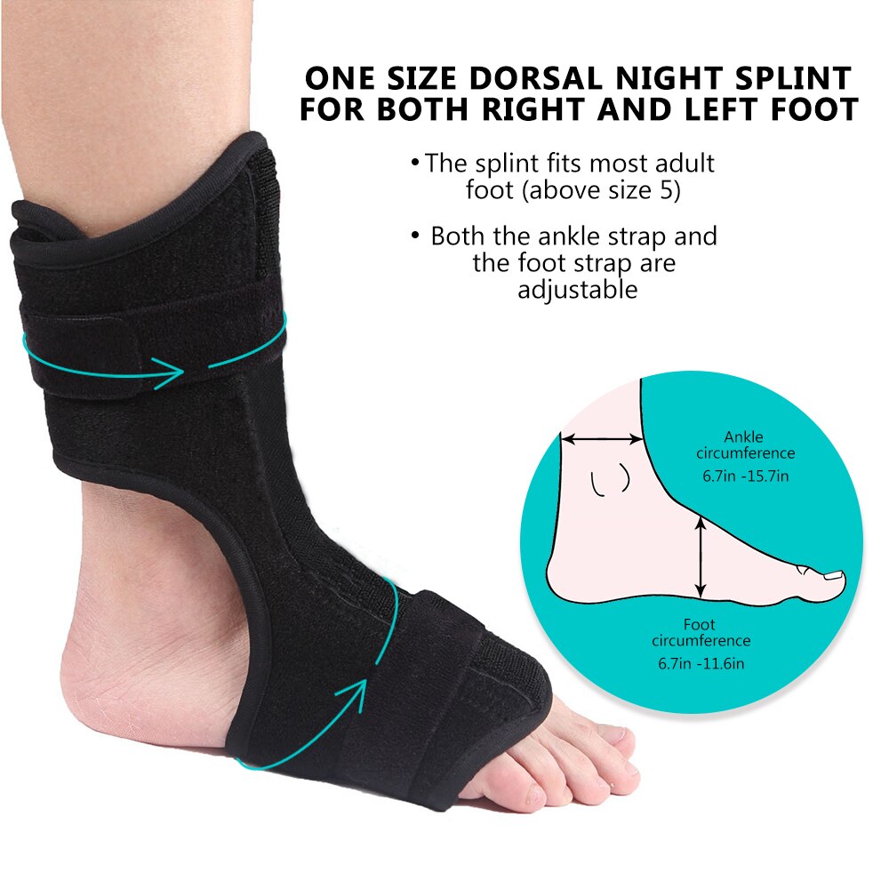 Dorsale Nachtschiene voor Plantarfasciitis