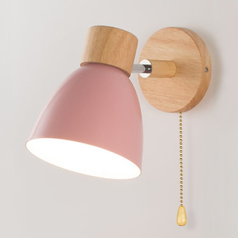 Yadiel - Scandinavische Houten Hangende Wandlamp