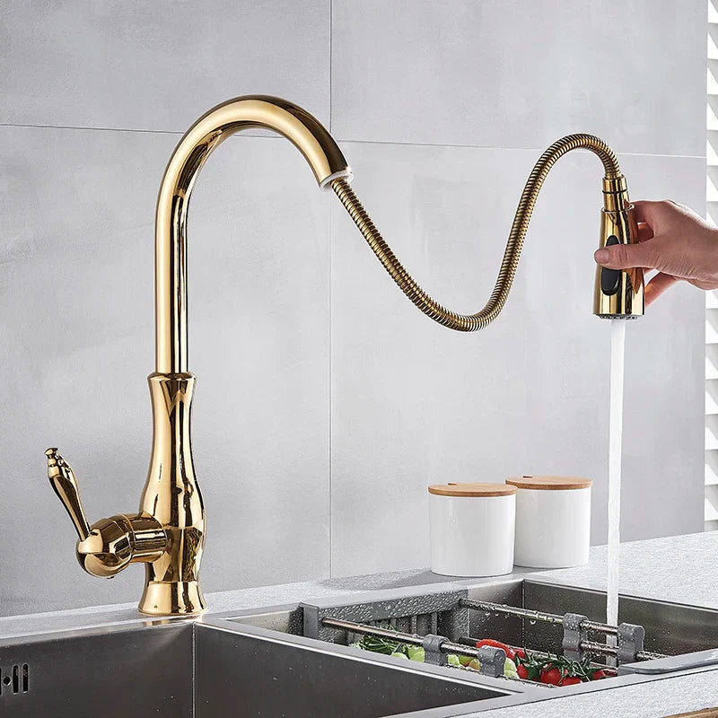 GlamFaucet – Gouden keukenkranen