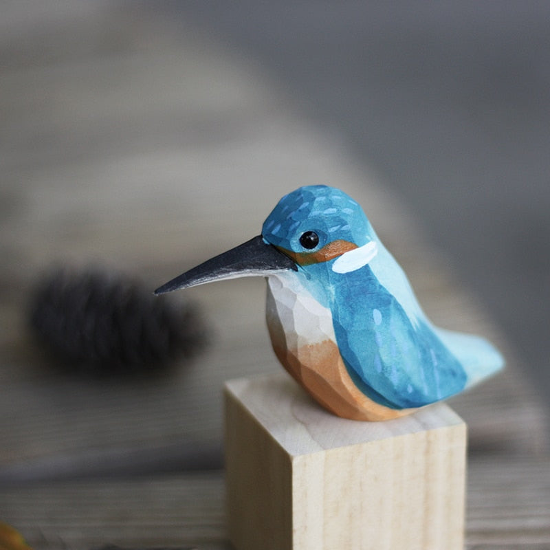 NORDICA - Scandinavian Wooden Bird Figurines | Decorative Ornaments