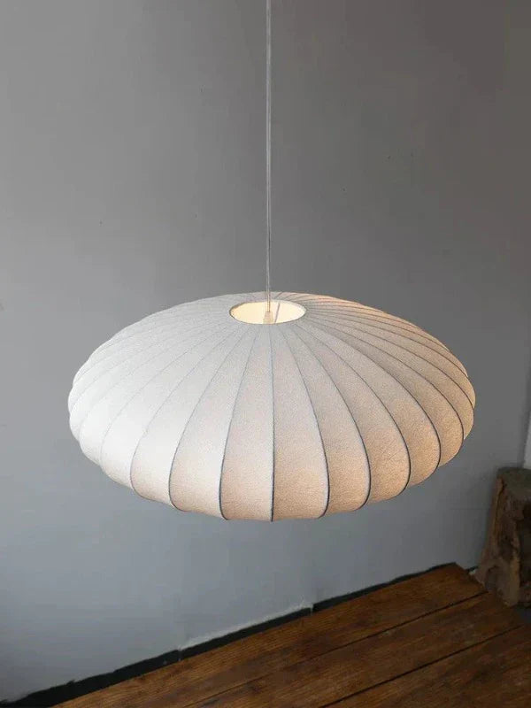 LumiSier - Silk Pendant Lamp with Crown