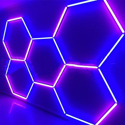 Hexagon Garage LED Licht | Kleur