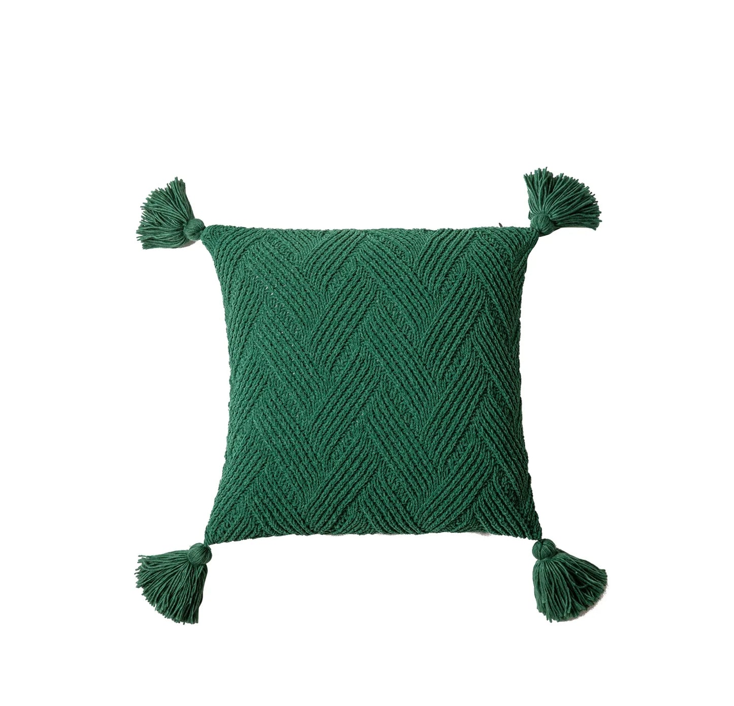 NordicTassel - Chenille Cushion Cover for Home Decor 