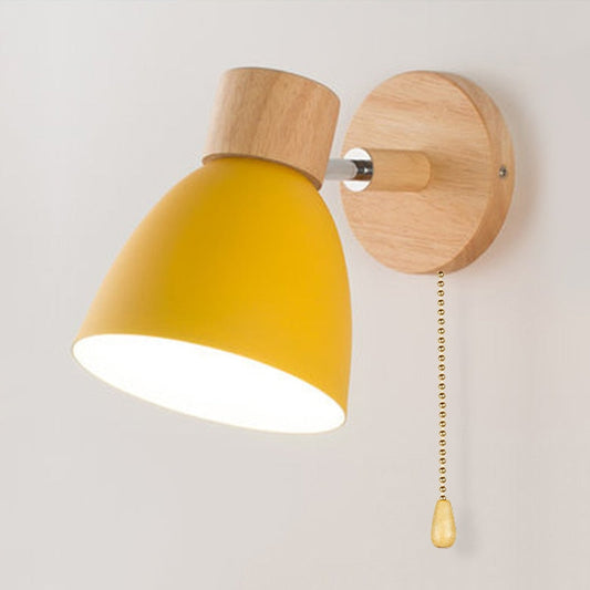 Yadiel - Scandinavische Houten Hangende Wandlamp