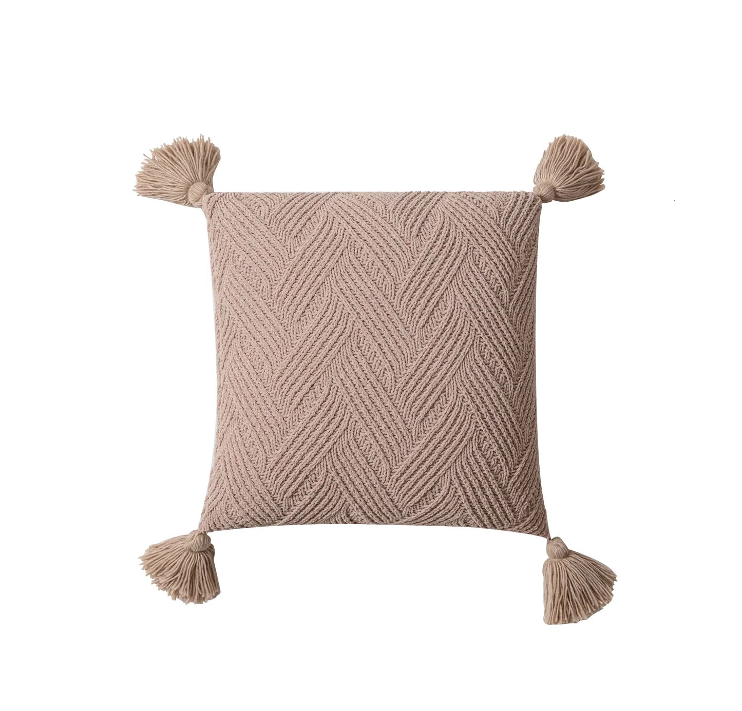 NordicTassel - Chenille Cushion Cover for Home Decor 