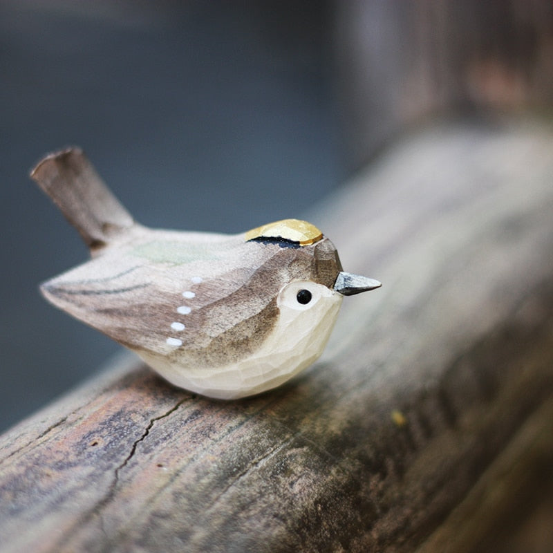 NORDICA - Scandinavian Wooden Bird Figurines | Decorative Ornaments