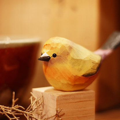 NORDICA - Scandinavian Wooden Bird Figurines | Decorative Ornaments