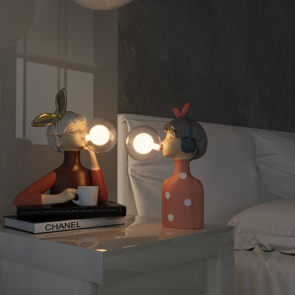 DecoGlam - Artisan Sisters Table Lamp for a Stylish Interior