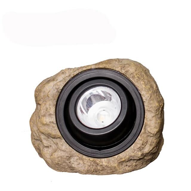 Rocksolar - Outdoor solar lamp in stone 