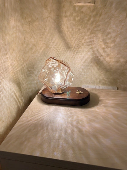 FrostedGlass - Sophisticated Table Lamp 