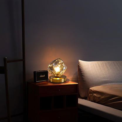 FrostedGlass - Sophisticated Table Lamp 