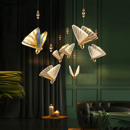 ButterflyGlow - Pendant lamp in the shape of a butterfly