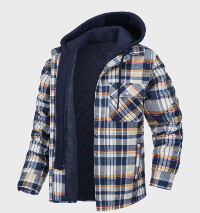 ChicPlaid - Men's Coat with Stylish Warmth