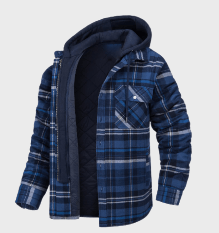 ChicPlaid - Men's Coat with Stylish Warmth