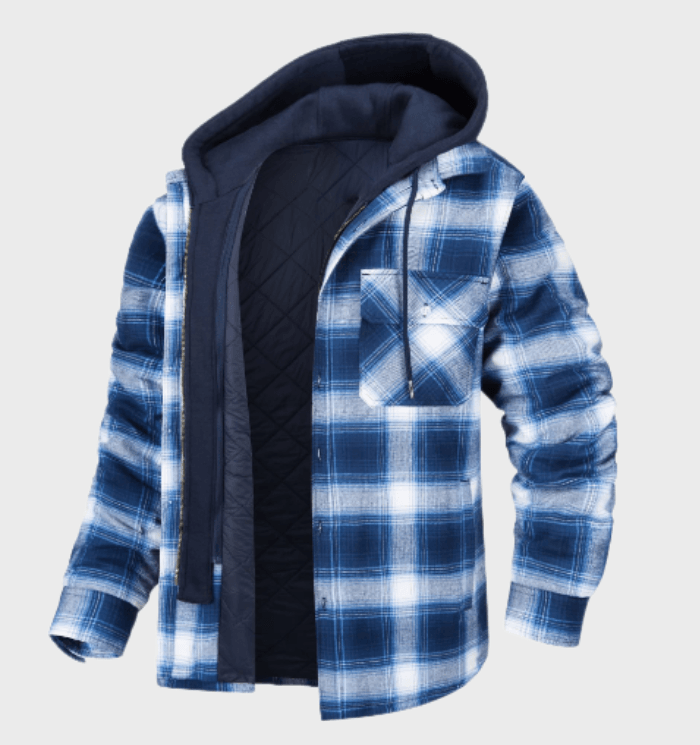 ChicPlaid - Men's Coat with Stylish Warmth