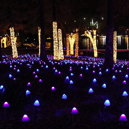 EnchantedCaps - Mushroom String Grass Lamps