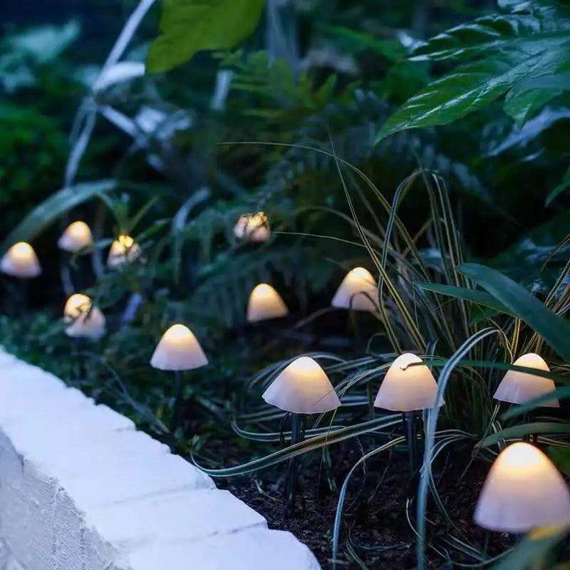 EnchantedCaps - Mushroom String Grass Lamps