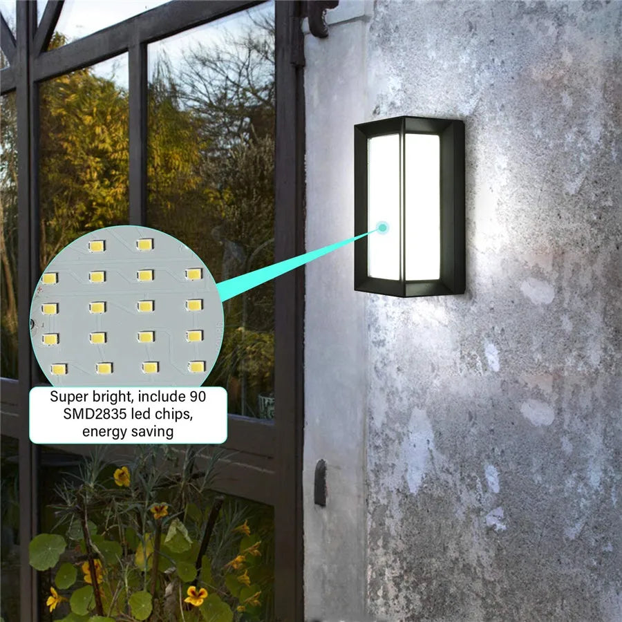 HorizonHalo - Modern Outdoor Wall Lamp