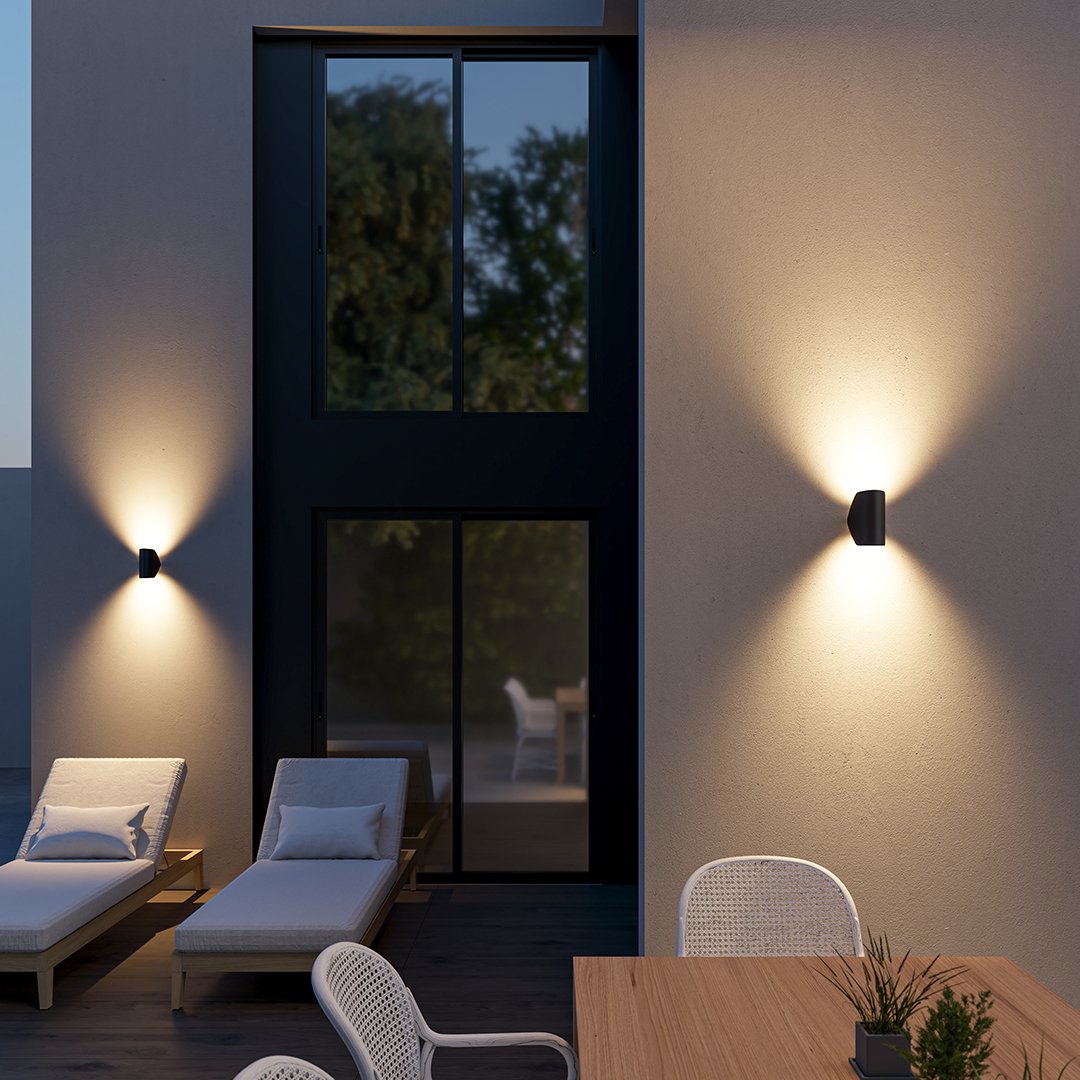 AstraBeam - Outdoor LED Wall Lamp with Warm Lighting 