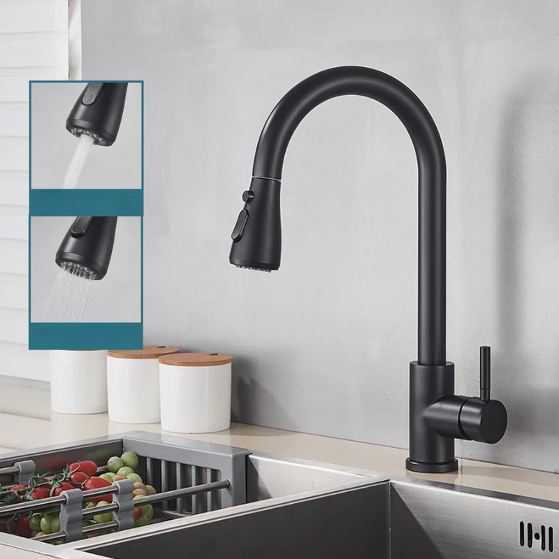 BlackStream – Retractable Kitchen Mixer Tap 