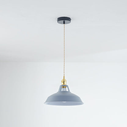 Morandi Modern LED Metal Pendant Lamp for Colorful Sleep 