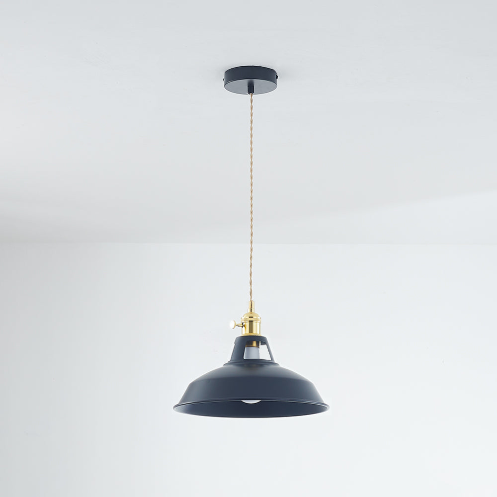 Morandi Modern LED Metal Pendant Lamp for Colorful Sleep 