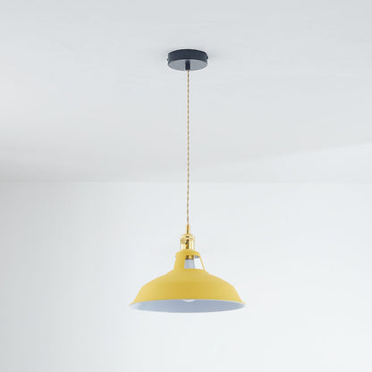 Morandi Modern LED Metal Pendant Lamp for Colorful Sleep 