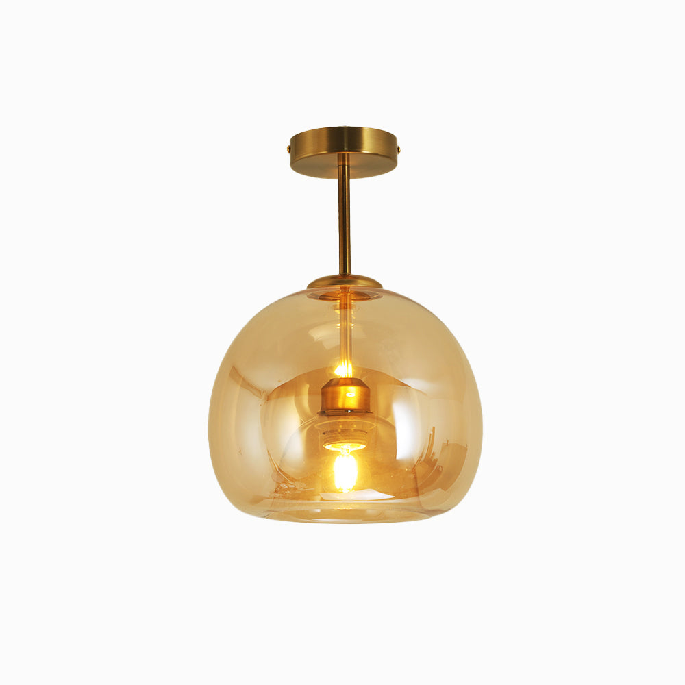 Goldenova - Chic Ronde Plafondlamp in Zwart en Goud