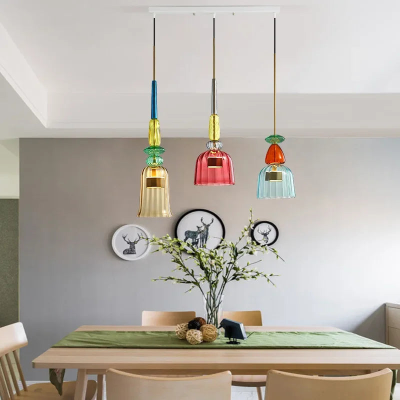 UrbanSimplicity - Pendant Lamps with Colourful Glass 