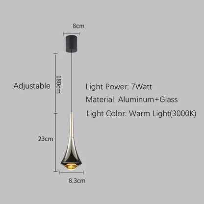 Aurora Luxuria - Silver Plated Pendant Lamp