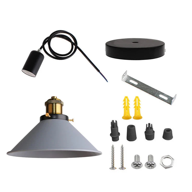 Modern meets - LED Industrial Horn Pendant Lamp 