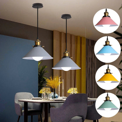 Modern meets - LED Industrial Horn Pendant Lamp 