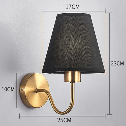 OldGlimmer - Fabric wall lamp