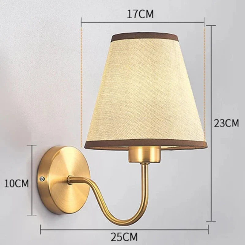 OldGlimmer - Fabric wall lamp