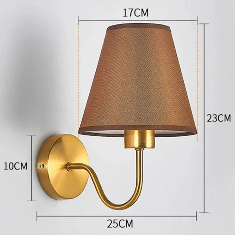 OldGlimmer - Fabric wall lamp