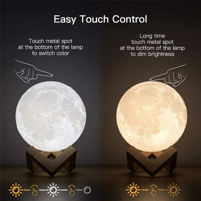 SophisticShine - Moon lamp to touch