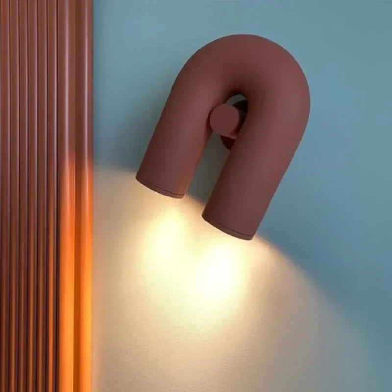 UtopiaGlow - Scandinavische Wandlamp U-vormig