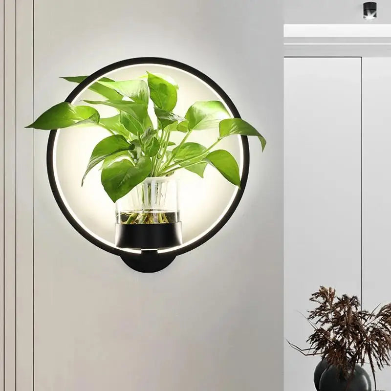 HerbaceousGlow - Radiant Wall Lamp 