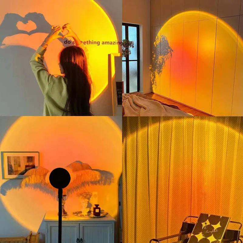 Goldenes - LED Zonsondergang Lamp