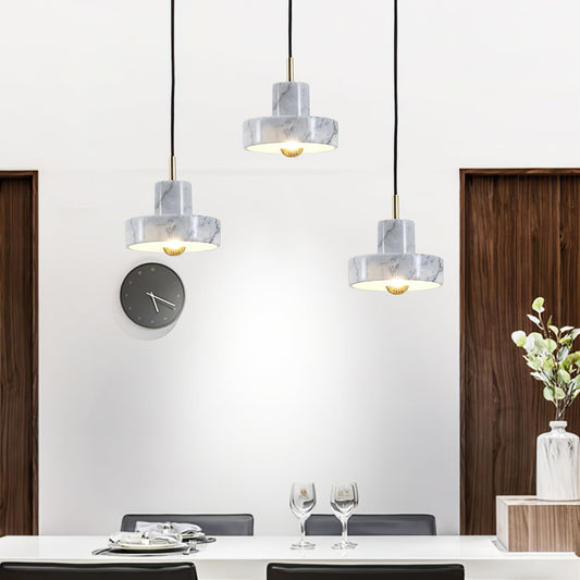 LueurMarble - Chic Marble Pendant Lamp 