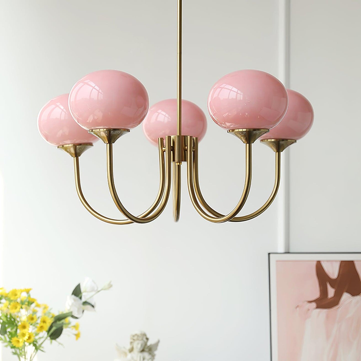 Glowing Delight - Modern Chandelier by Marshmallow 