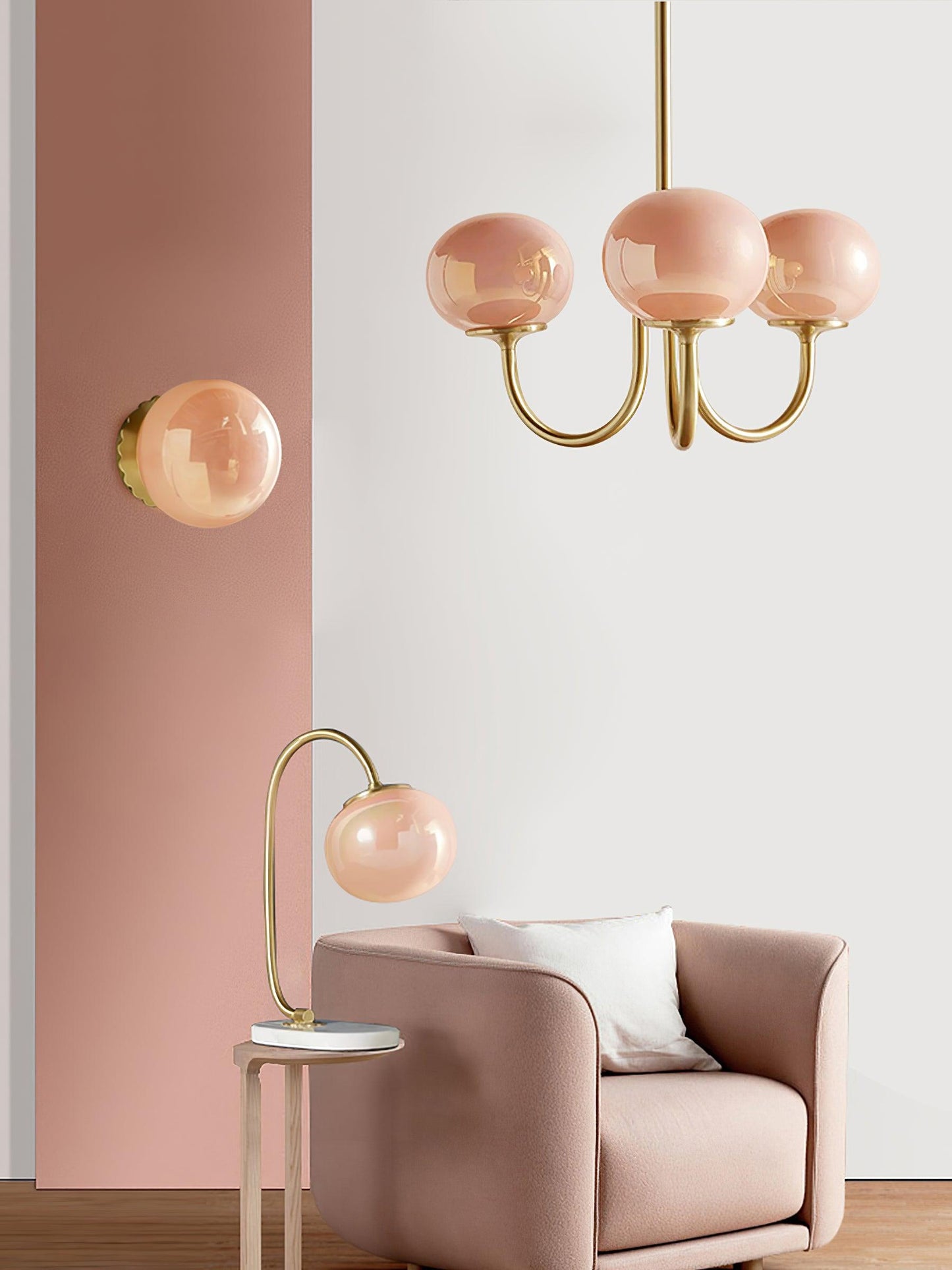 Glowing Delight - Modern Chandelier by Marshmallow 