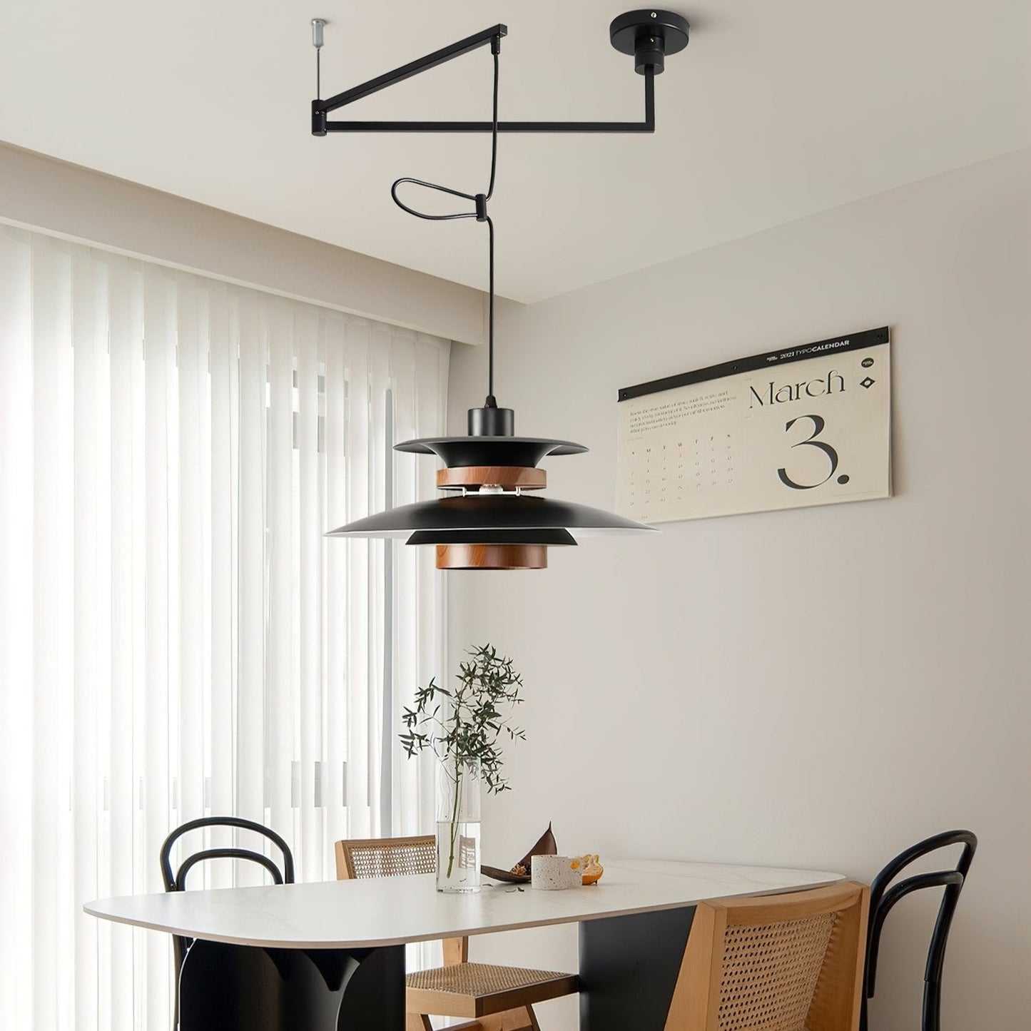 Mercero – Pendant Lamp with Swivel Arm