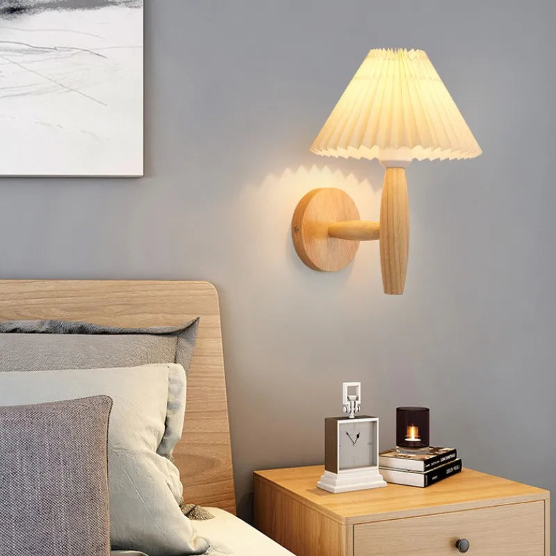 WoodLuxe - Modern Wooden Wall Lamp 