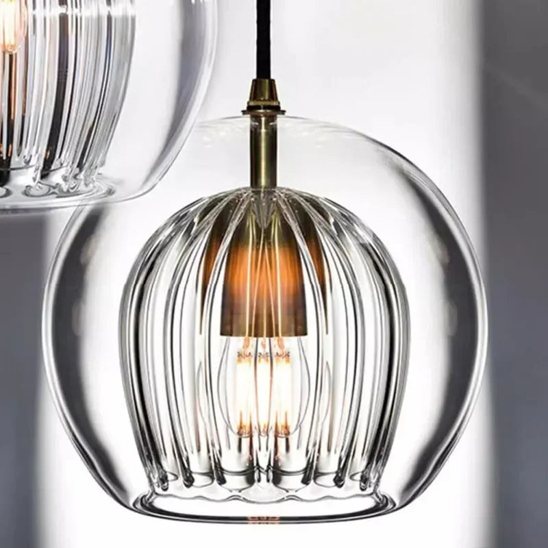 LuxeSphere - Modern Glass Pendant Lamp