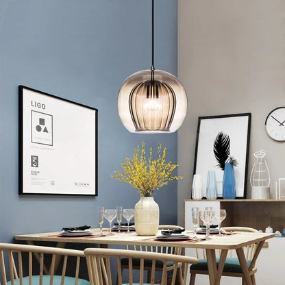 LuxeSphere - Modern Glass Pendant Lamp