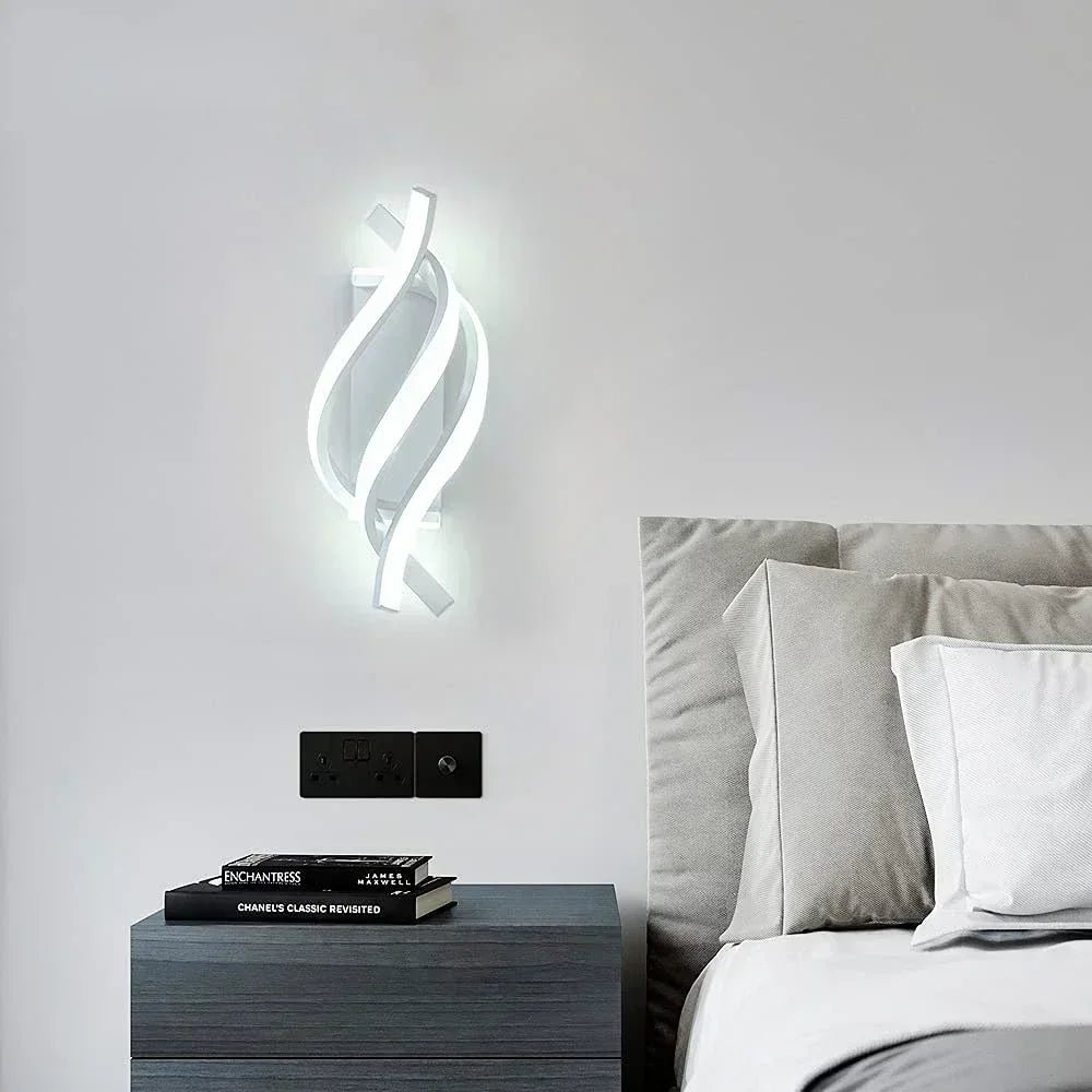 TwistBeam | Eigentijdse Spirale Wandlamp