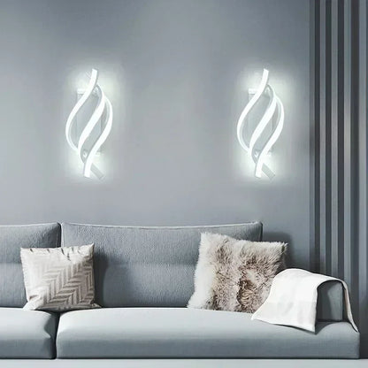 TwistBeam | Eigentijdse Spirale Wandlamp